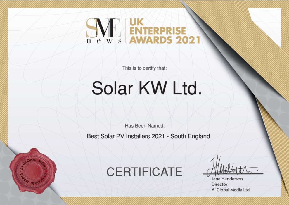 Award Winners Best Solar Panel Installation Company Solar KW